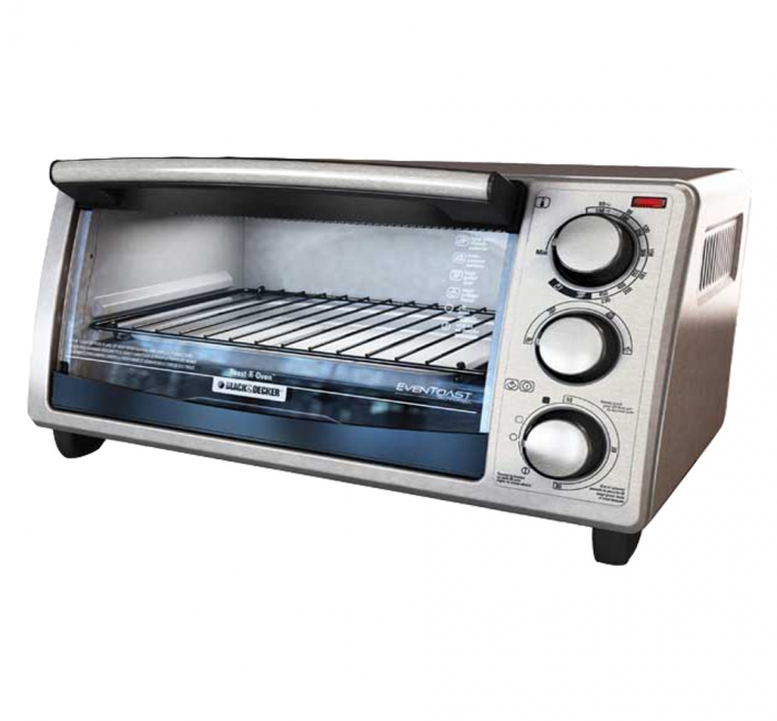 Foto 4 pulgar | Horno Tostador Black And  Decker To1755sbgla 4 Rebanadas Gris Negro