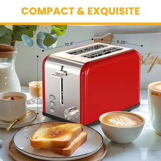 Foto 2 | Toaster Simple Deluxe Para 2 Rebanadas Y 6 Unidades Para Dorar, Acero Inoxidable S - Venta Internacional.