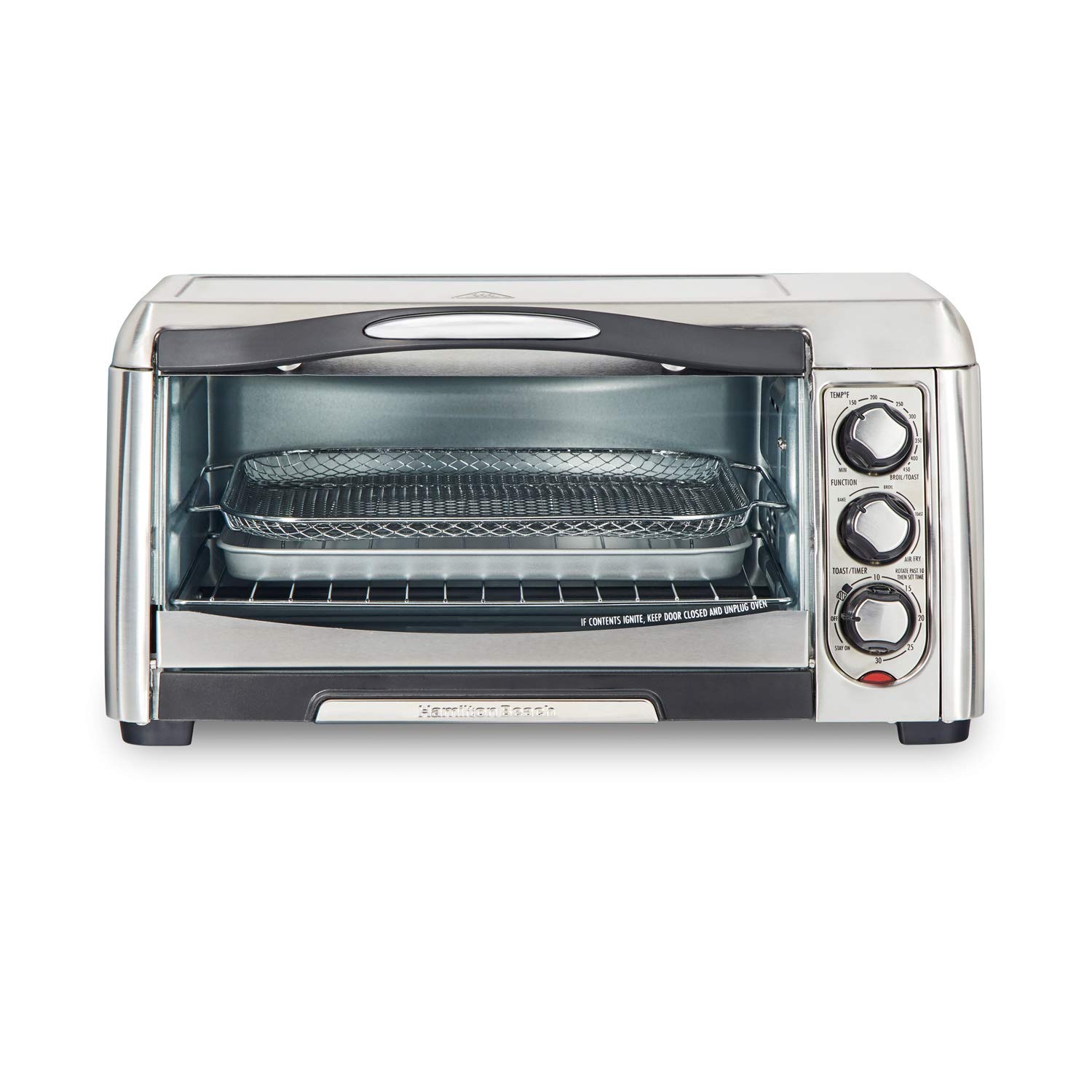 Foto 2 pulgar | Horno Tostador con Freidora de Aire Hamilton Beach 31323 6 Rebanadas