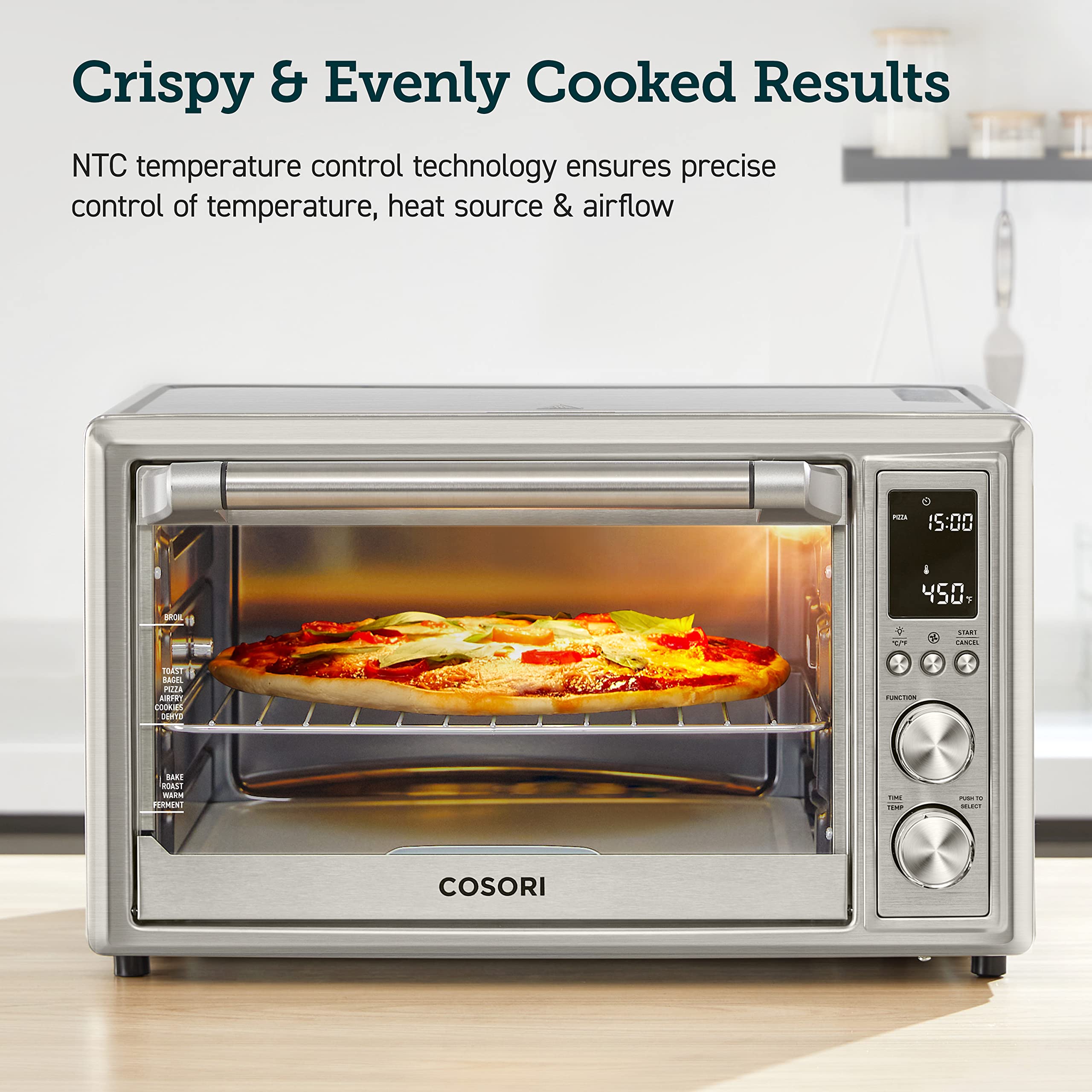 Foto 3 | Horno Tostador Air Fryer Cosori 32qt 12 en 1 - Venta Internacional