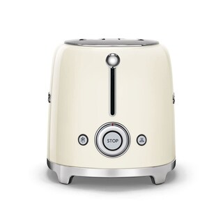 Foto 3 | Combinación De Tostadora Y Estante Para Sándwiches Smeg Retro Cream Para 2 Rebanadas - Venta Internacional.