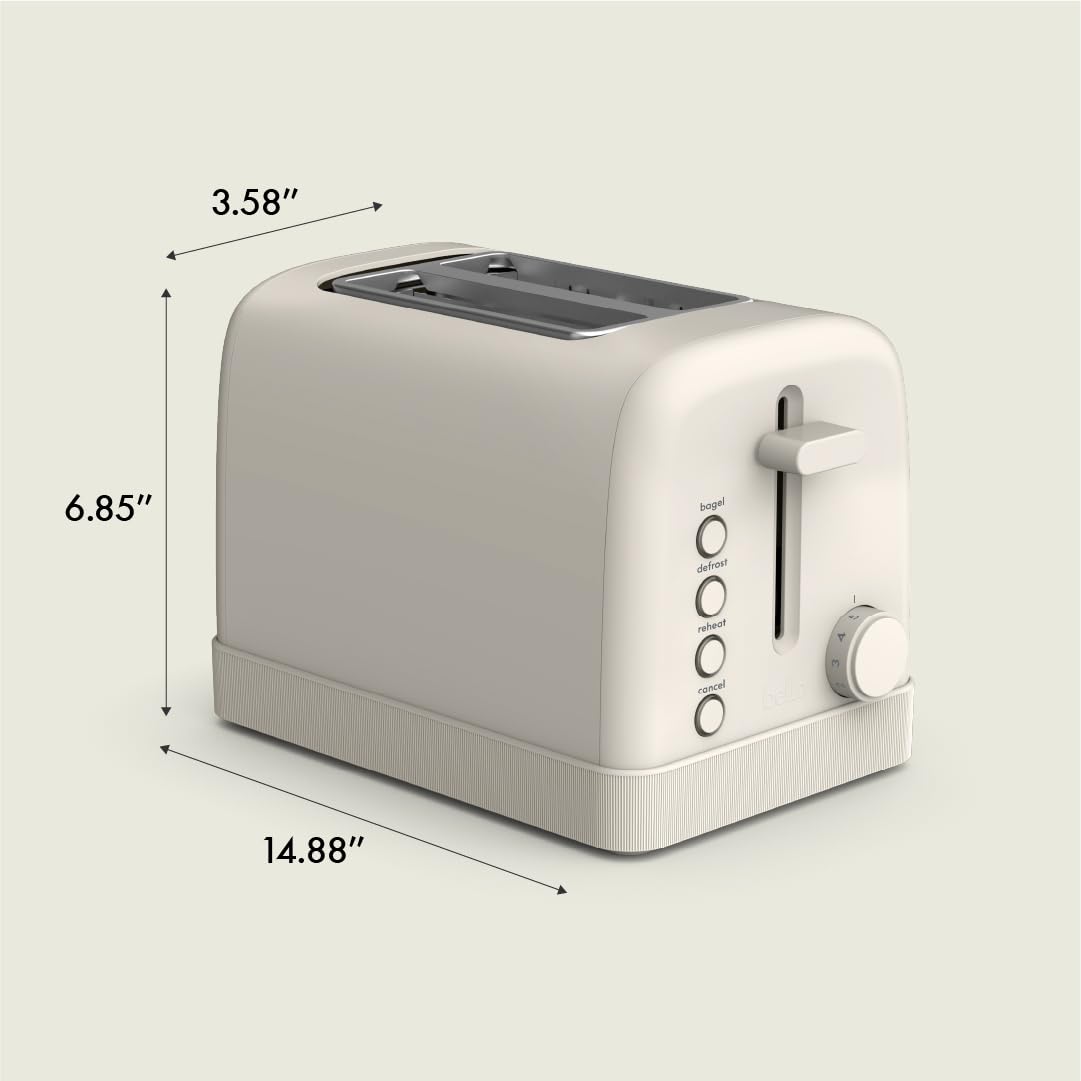 Foto 4 pulgar | Tostadora Bella, 2 Rebanadas, 900 W, 6 Ajustes, Control De Sombra, Leche De Avena - Venta Internacional.