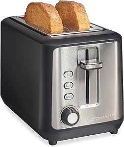Foto 2 pulgar | Tostador 2 Rebanadas Gourmet Color Negro C/inox Hamilton Beach  (22996g)