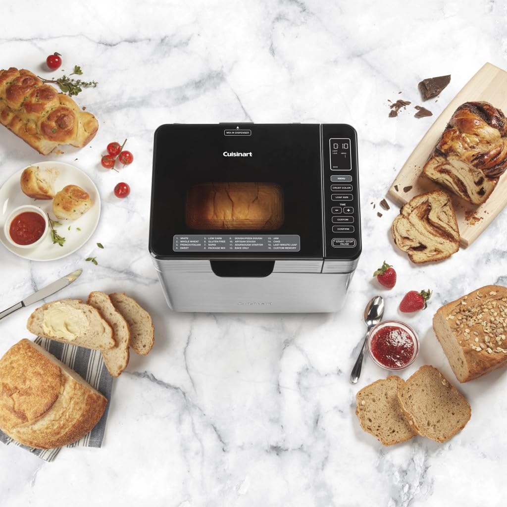 Foto 5 pulgar | Máquina Para Hacer Pan Cuisinart Cbk-210, Convección, 16 Menús, 3 Tamaños De Pan - Venta Internacional.