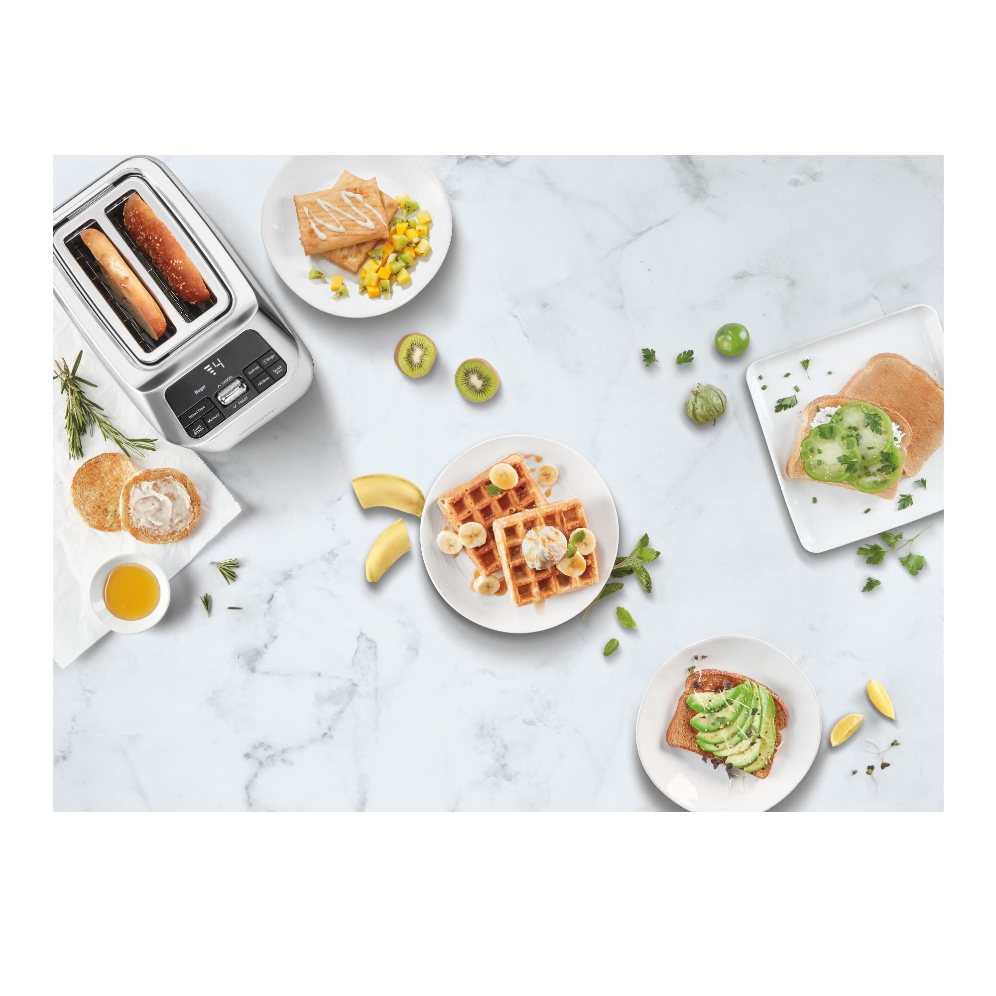 Foto 5 pulgar | Tostadora Cuisinart Cpt-520 De Acero Inoxidable Motorizada De 2 Rebanadas - Venta Internacional.