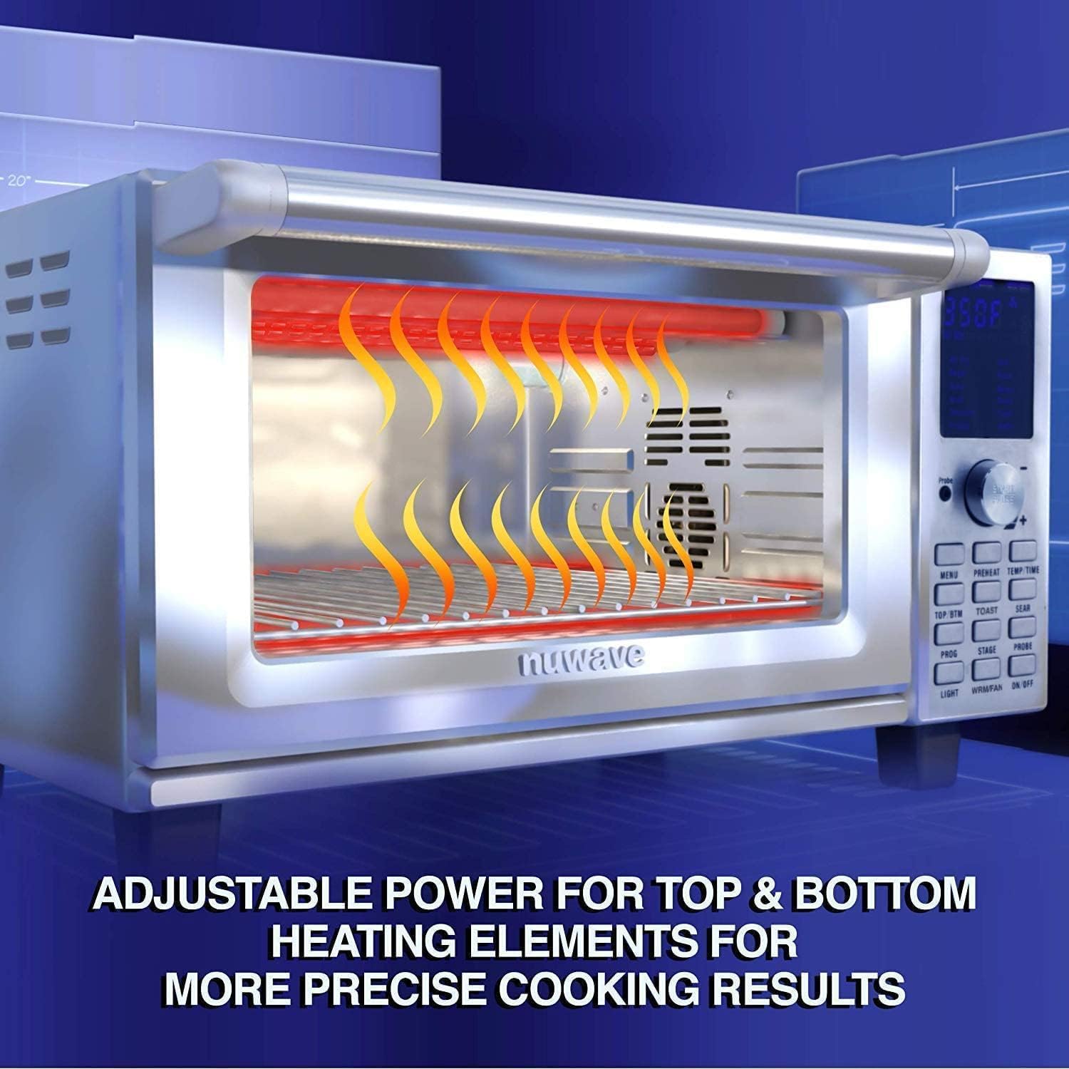 Foto 3 | Air Fryer Tostadora Horno Inteligente Nuwave Bravo 30l 12 En 1 - Venta Internacional.