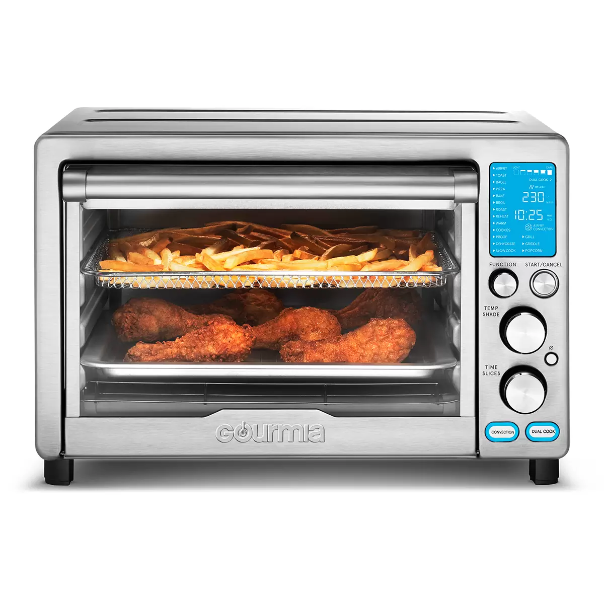Foto 2 pulgar | Gourmia, Horno Digital Con Freidora De Aire