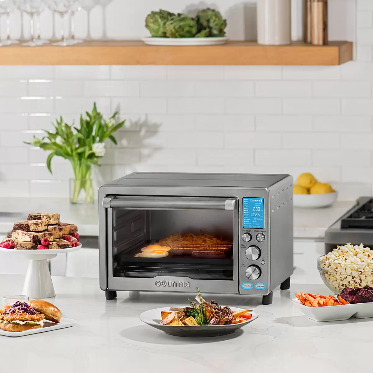 Foto 4 pulgar | Gourmia, Horno Digital Con Freidora De Aire