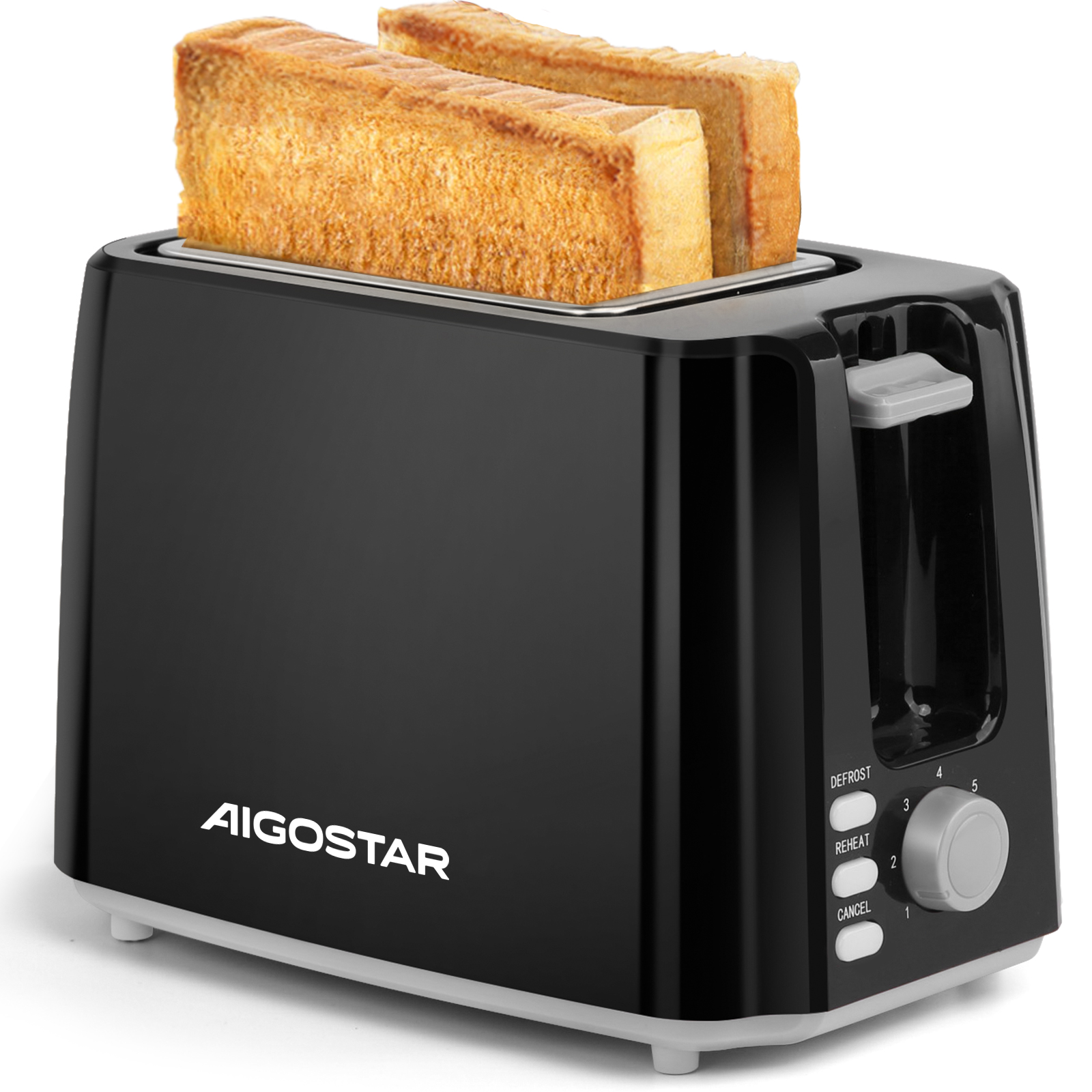Foto 1 | Tostadora 750w 2 Rebanadas 7 Niveles De Tostado Negra