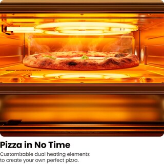 Foto 6 | Horno Eléctrico Para Pizza Chefman Para Interiores, 800 °f, 30 Cm, Con Piedra Y Cáscara - Venta Internacional.