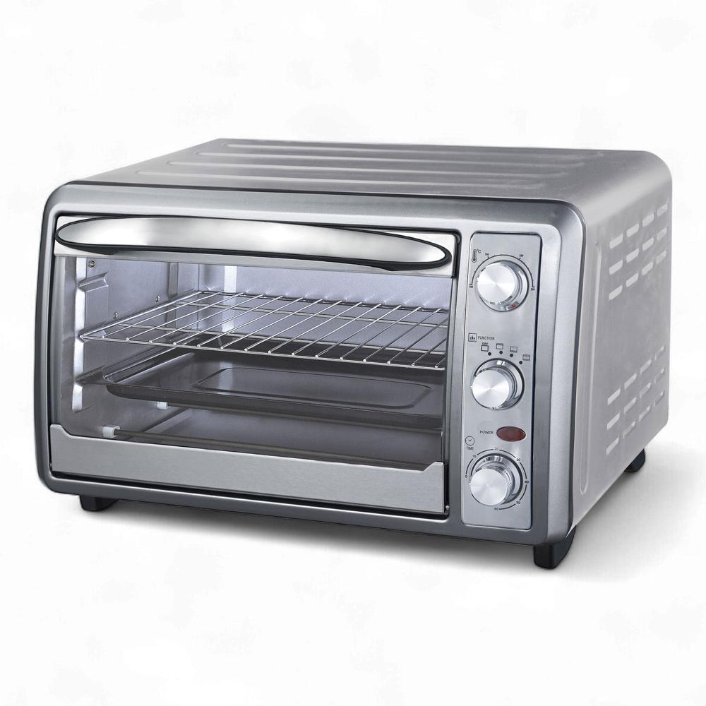 Foto 2 pulgar | Horno Eléctrico Tostador 24 Lt De Mesa 1500 W Acero Inox