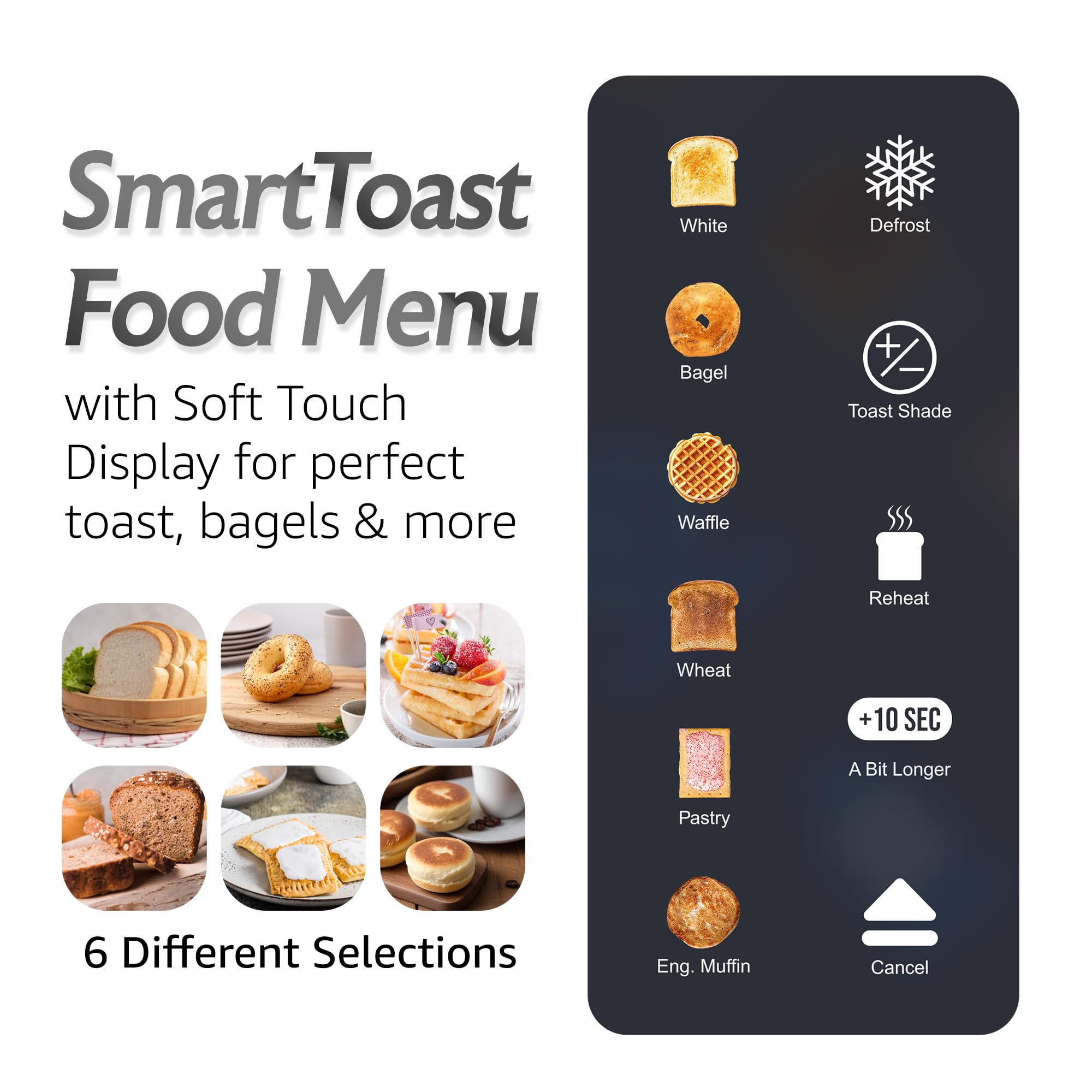 Foto 4 pulgar | Tostadora Elite Gourmet Ect5924d Smarttoast De Acero Inoxidable Para 4 Rebanadas - Venta Internacional.
