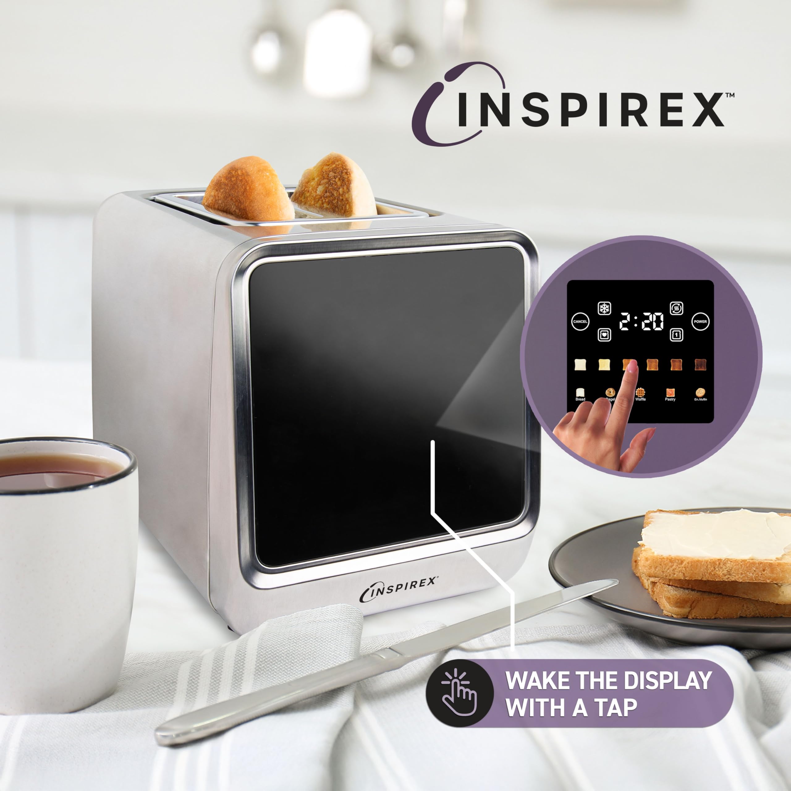 Foto 7 pulgar | Pantalla Táctil Toaster Inspirex De 2 Ranuras Extra Anchas - Venta Internacional.