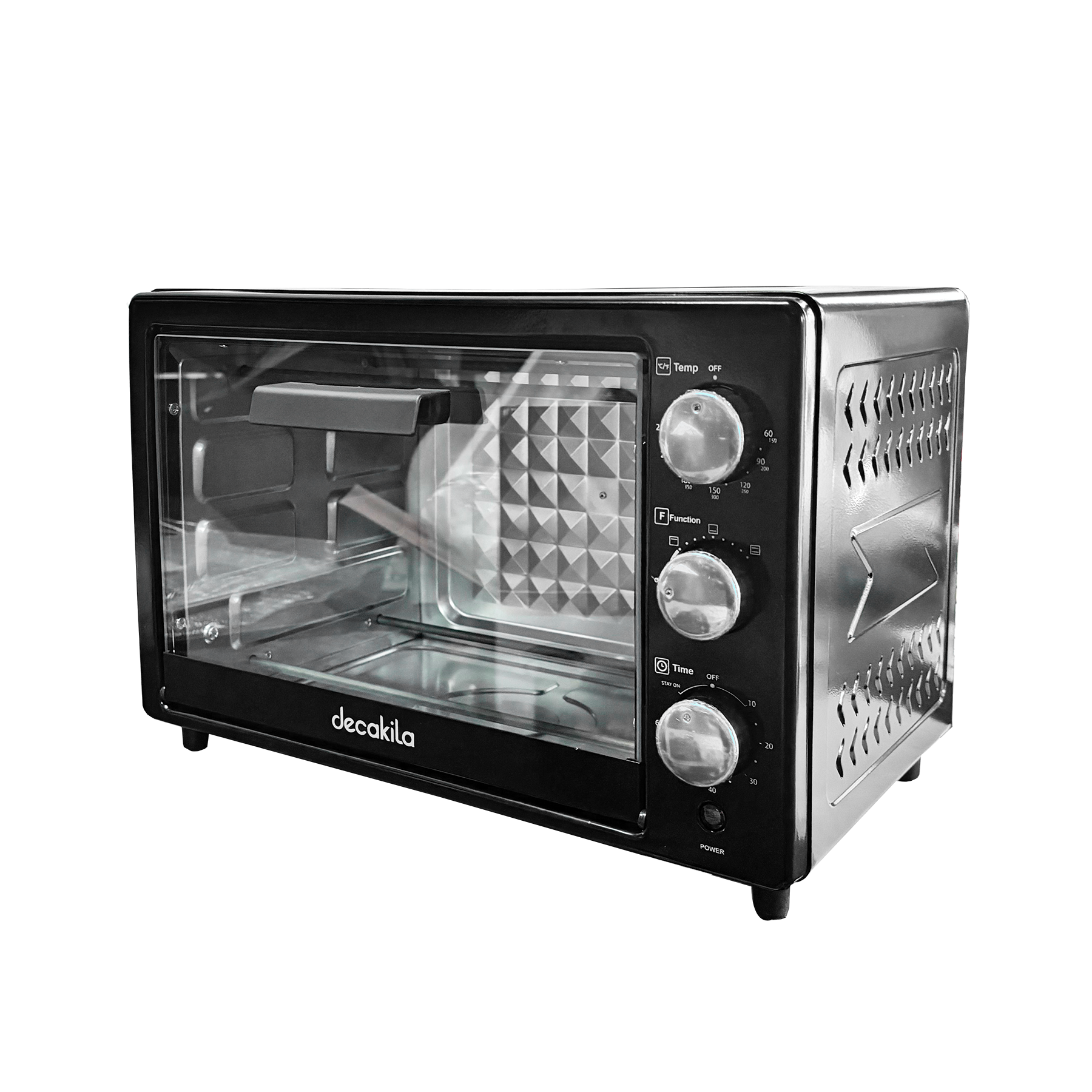 Foto 3 pulgar | Horno Tostador Eléctrico 22 L Negro Decakila Kuev023b