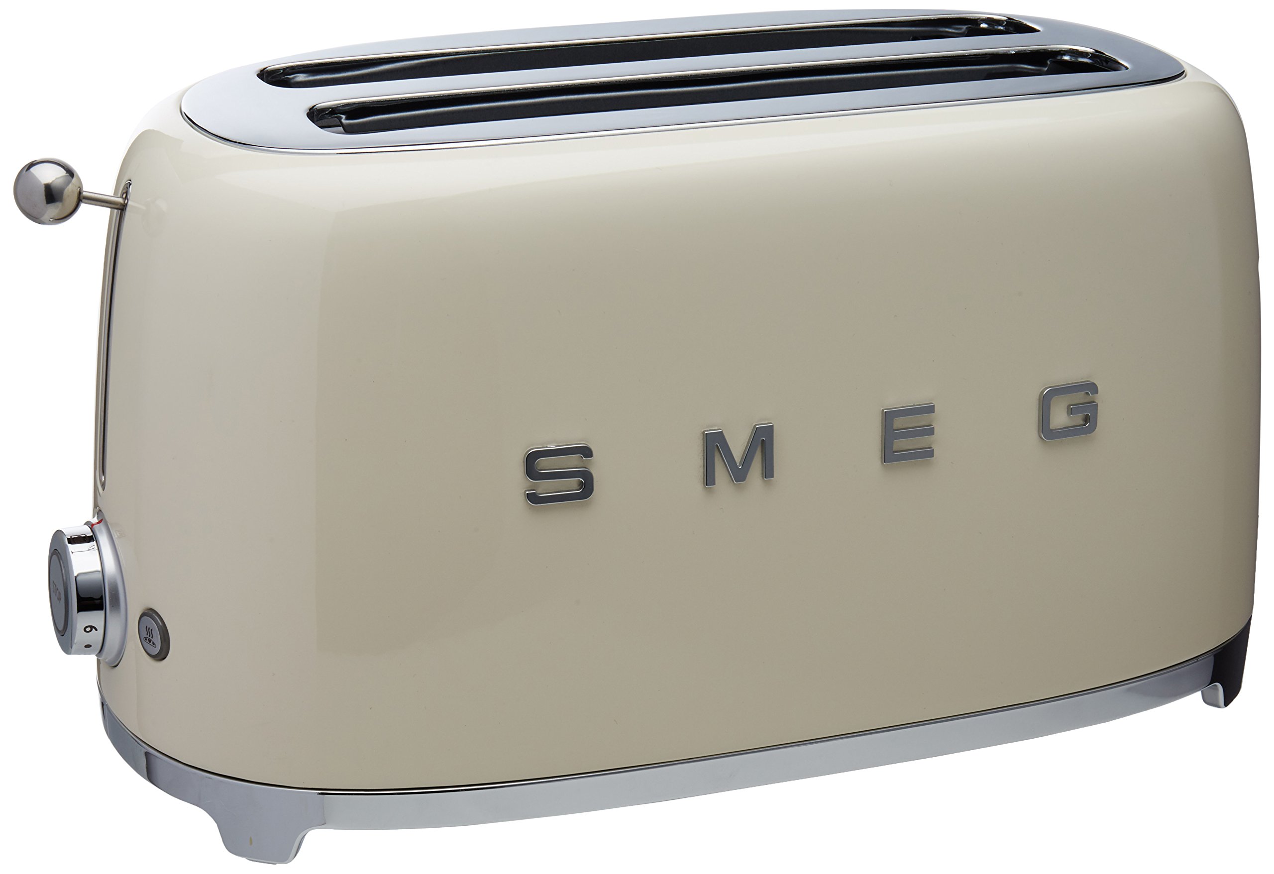 Tostadora Smeg  Estilo De Los Años 50  Estética Retro  4 Rebanadas  6 Presets - Venta Internacional.