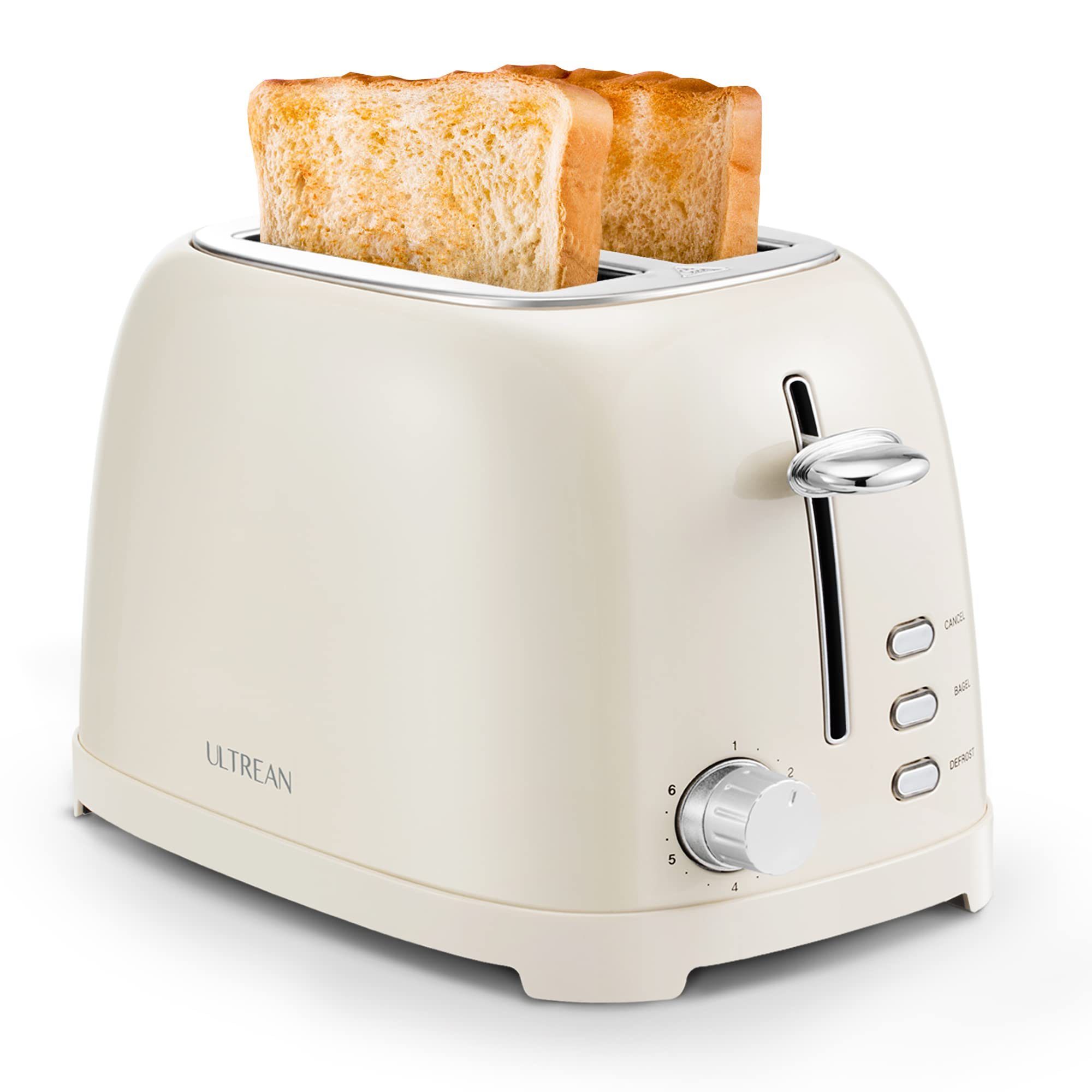 Foto 2 pulgar | Toaster Ultrean De Acero Inoxidable Con Ranura Ancha De 2 Rebanadas Y Bandeja