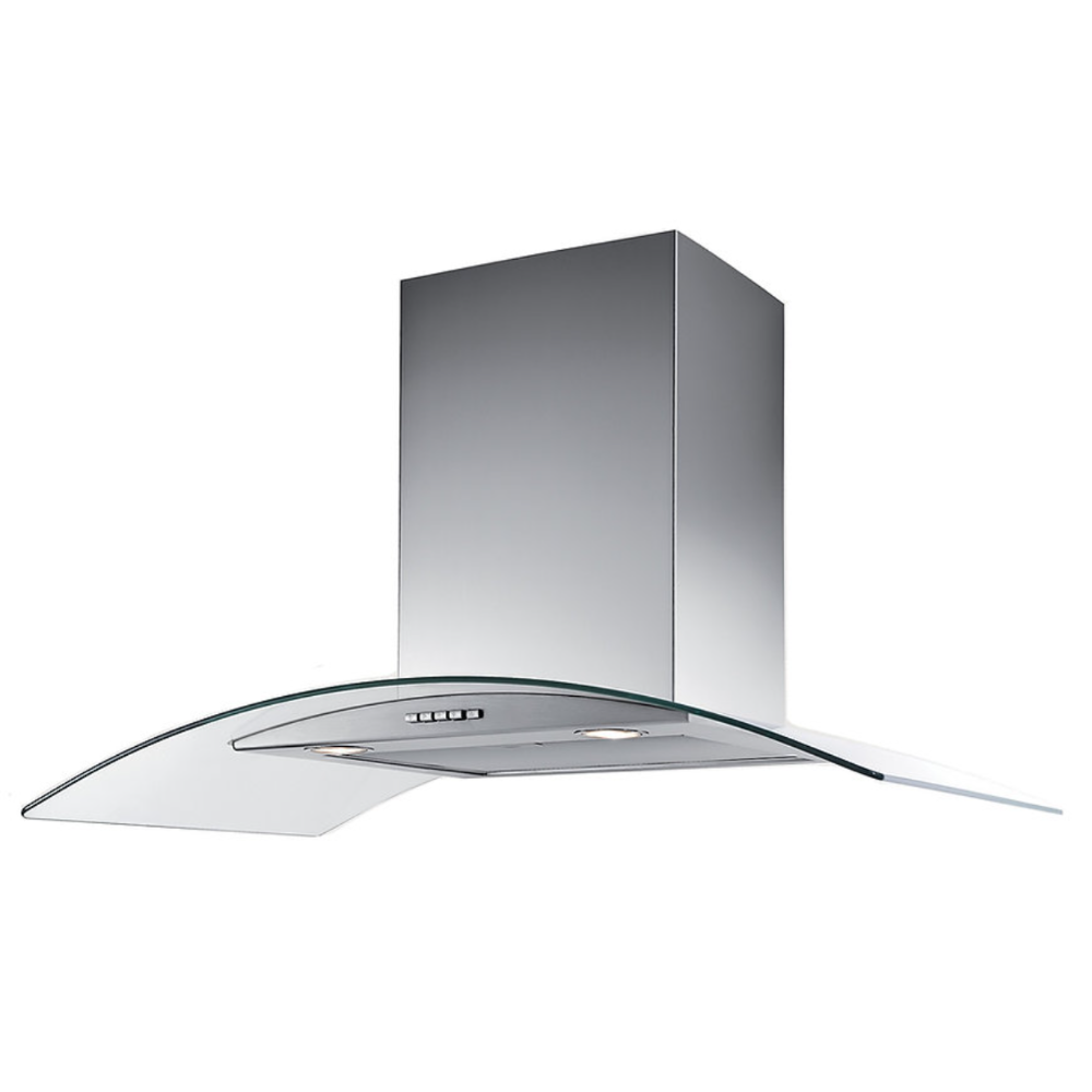 Foto 2 pulgar | Campana Pared Ihd Ch Milán 76 Cm (30'') Purificadora Acero Inox Y Cristal