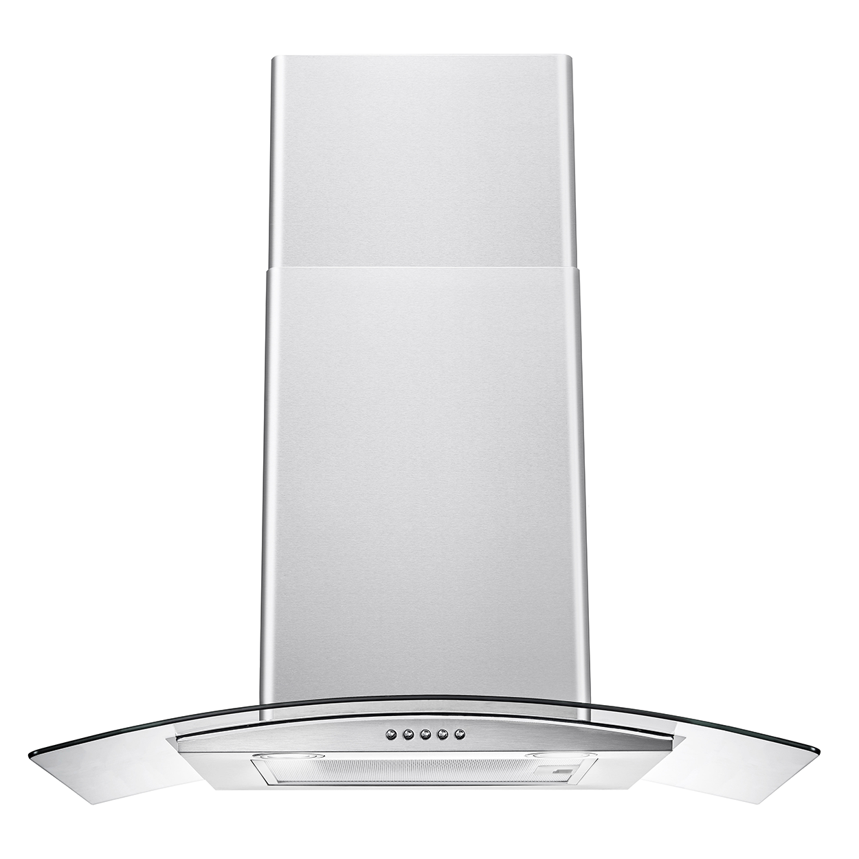 Foto 3 pulgar | Campana Pared Ihd Ch Milan 75 Cm Purificadora Acero Inox Y Cristal