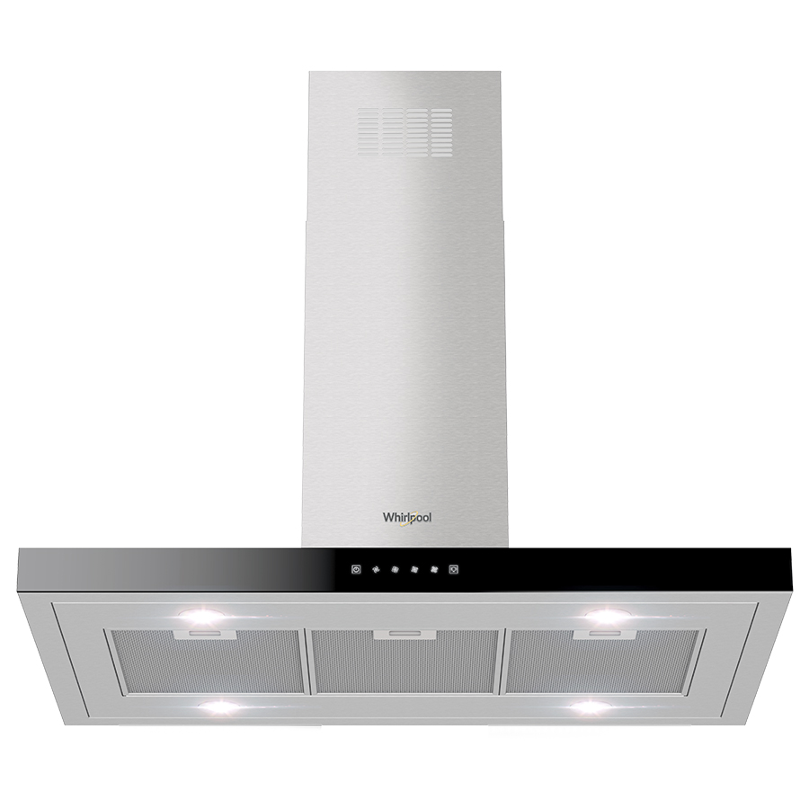 Foto 3 pulgar | Campana Whirlpool WHI1010S Gris de Isla 100 CM Acero Inoxidable