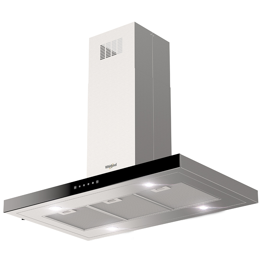 Foto 6 pulgar | Campana Whirlpool WHI1010S Gris de Isla 100 CM Acero Inoxidable