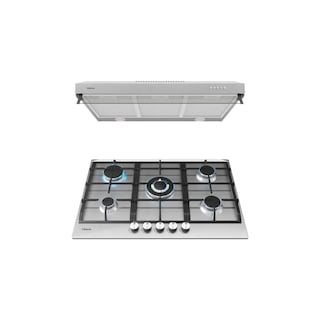 Foto 1 | Campana con Parrilla Teka Duetto Deluxe Gris de Acero Inoxidable