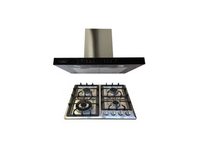 Foto 1 | Kit Campana De 70 Y Parrilla De 60 En Acero Inoxidable