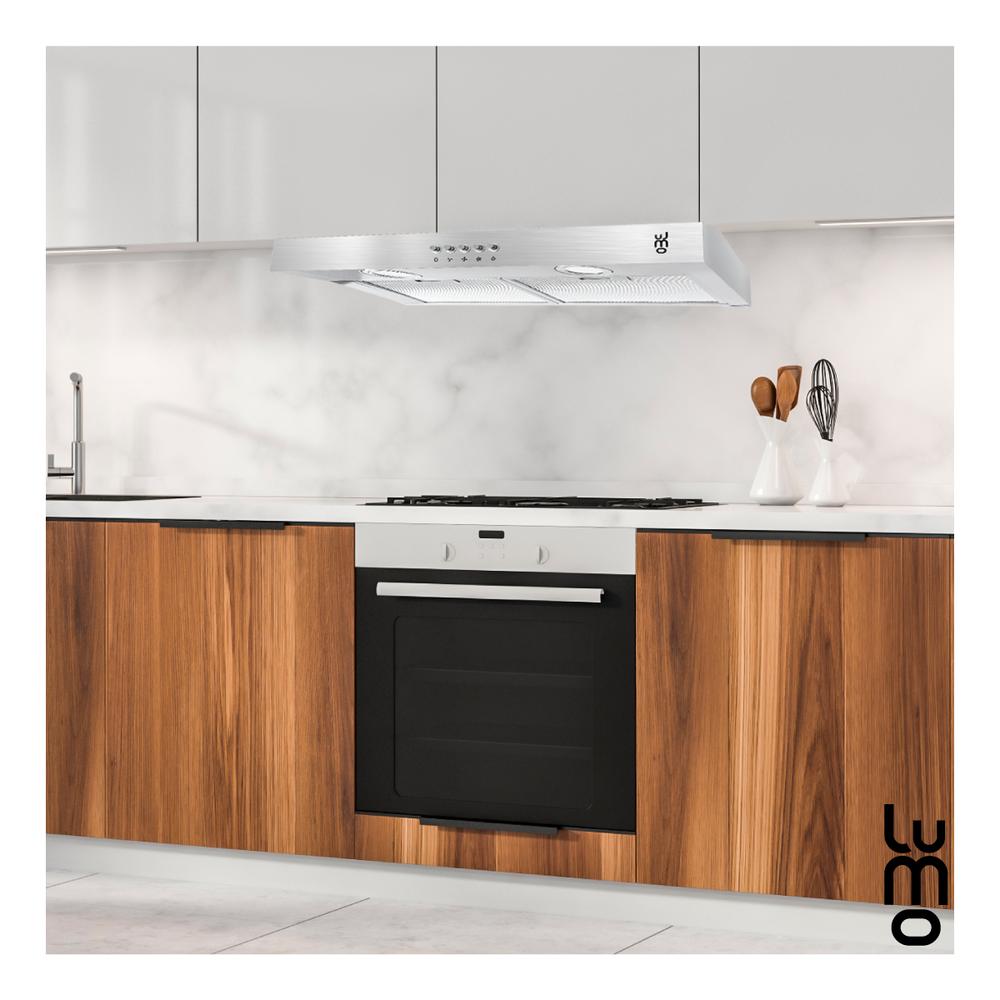 Foto 7 pulgar | Campana Cocina Extractora De Pared 60 Cm Acero Inox Luz Led