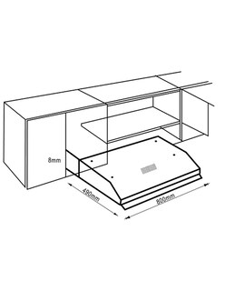 Foto 5 | Campana Cocina Bajo Alacena Kutchen Kcbc30980s Acero 80cm Color Plateado