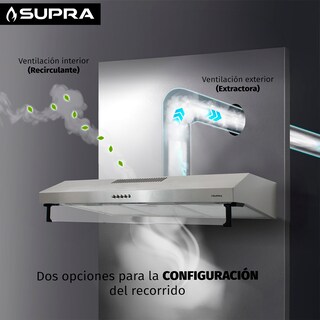 Foto 6 | Campana Extractora De Pared 80 Cm De Acero Inoxidable Modl Nube A-80