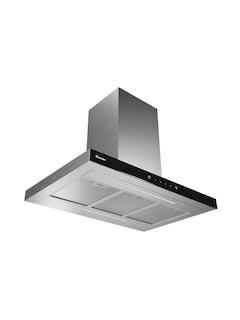 Foto 2 | Campana Adara Isla Panel Negro De 90