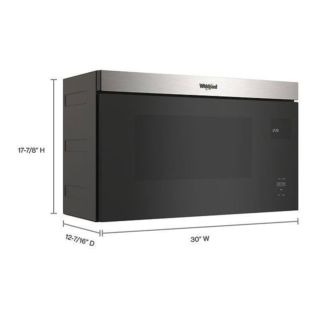 Foto 3 | Microcampana Whirlpool Wmmf5930pz de Acero Inoxidable de 76 cm