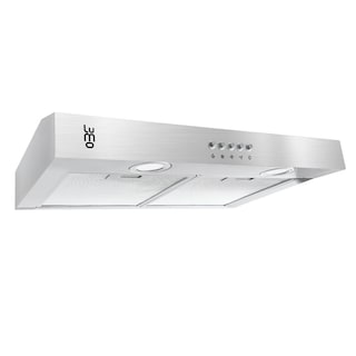 Foto 1 | Campana Cocina Extractora De Pared 50 Cm Acero Inox Luz Led