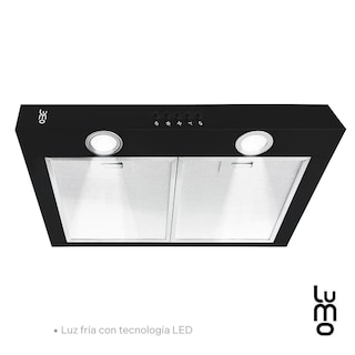 Foto 2 | Campana Cocina Extractora de Pared 60 cm Acero Inox Luz Led
