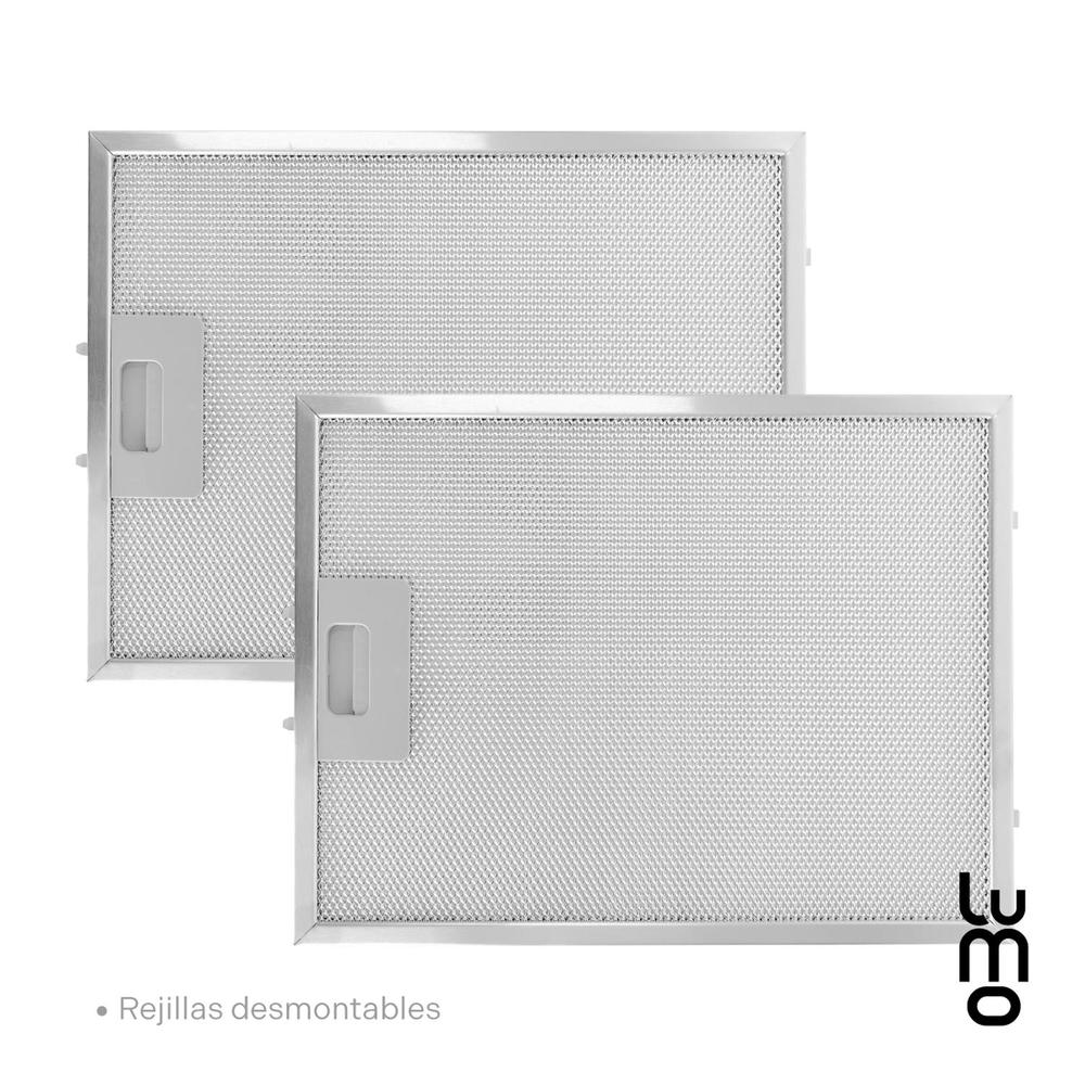 Foto 8 pulgar | Campana Cocina Extractora De Pared 50 Cm Acero Inox Luz Led