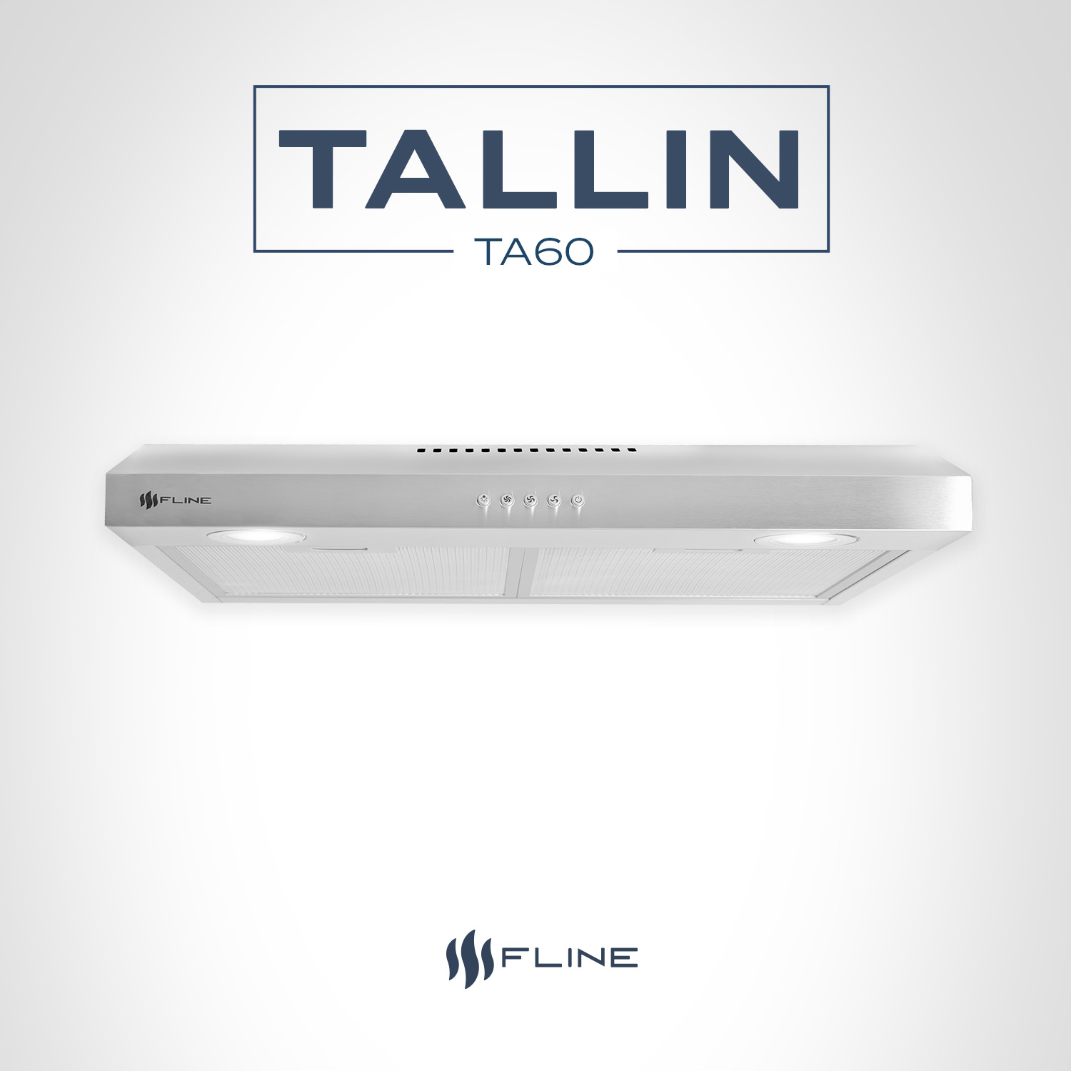 Foto 6 | Campana Extractora De Cocina Slim Acero Inoxidable 60 Cm | Bajo Gabiente | Tallin 60| Fline