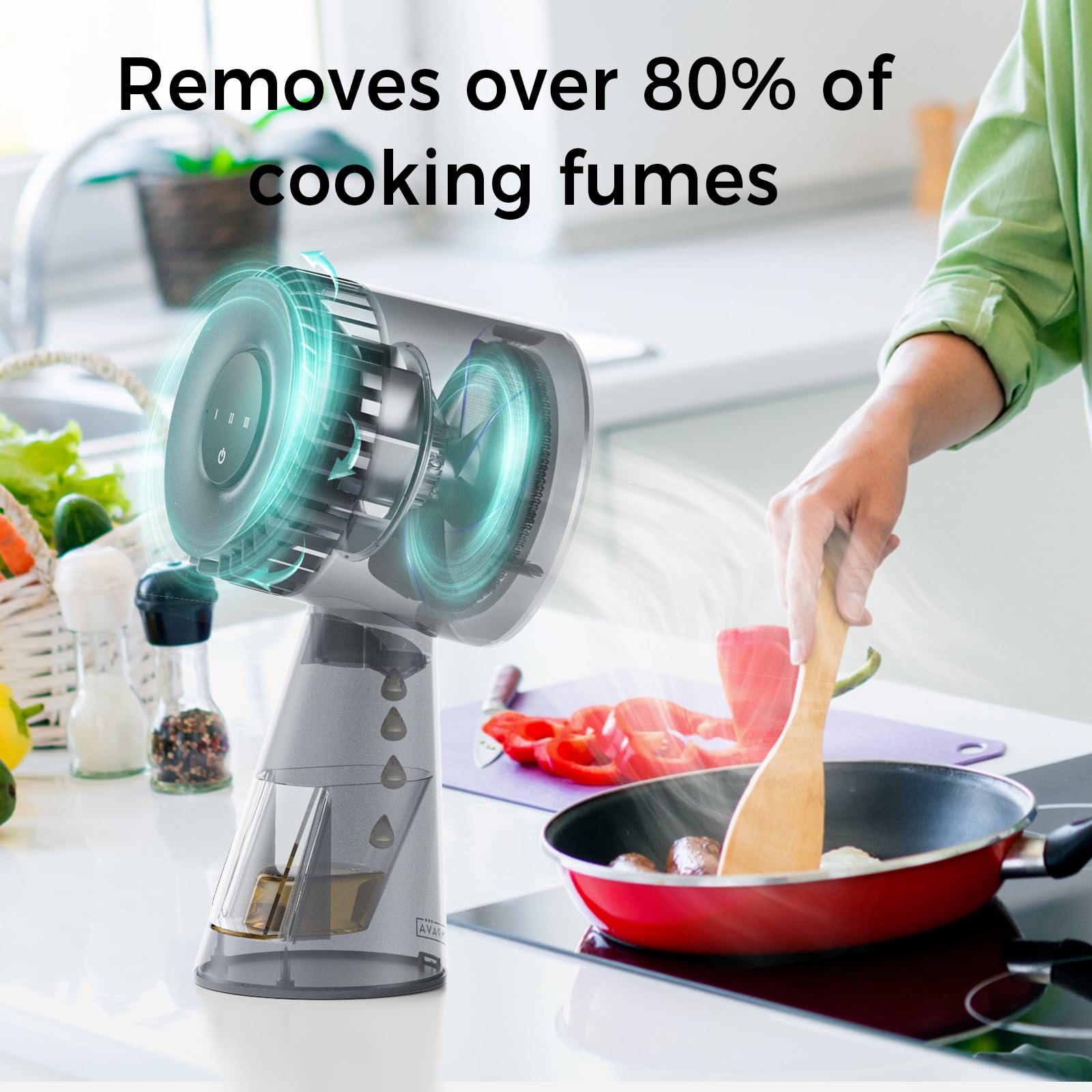 Foto 3 pulgar | Extractor Portátil Empava De 3 Velocidades Para Cocina De Escritorio Con Campana Extractora - Venta Internacional.