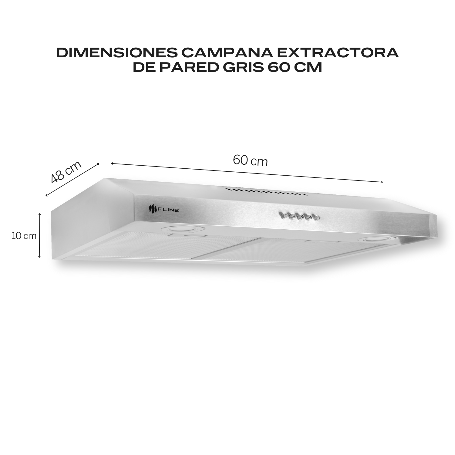 Foto 4 pulgar | Combo Parrilla de Gas y Campana Acero Inoxidable Fline Ma4ta60 4 Quemadores