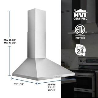 Foto 3 | Campana Extractora Broan-nutone 24 Pyramidal 450 M³/h - Venta Internacional.