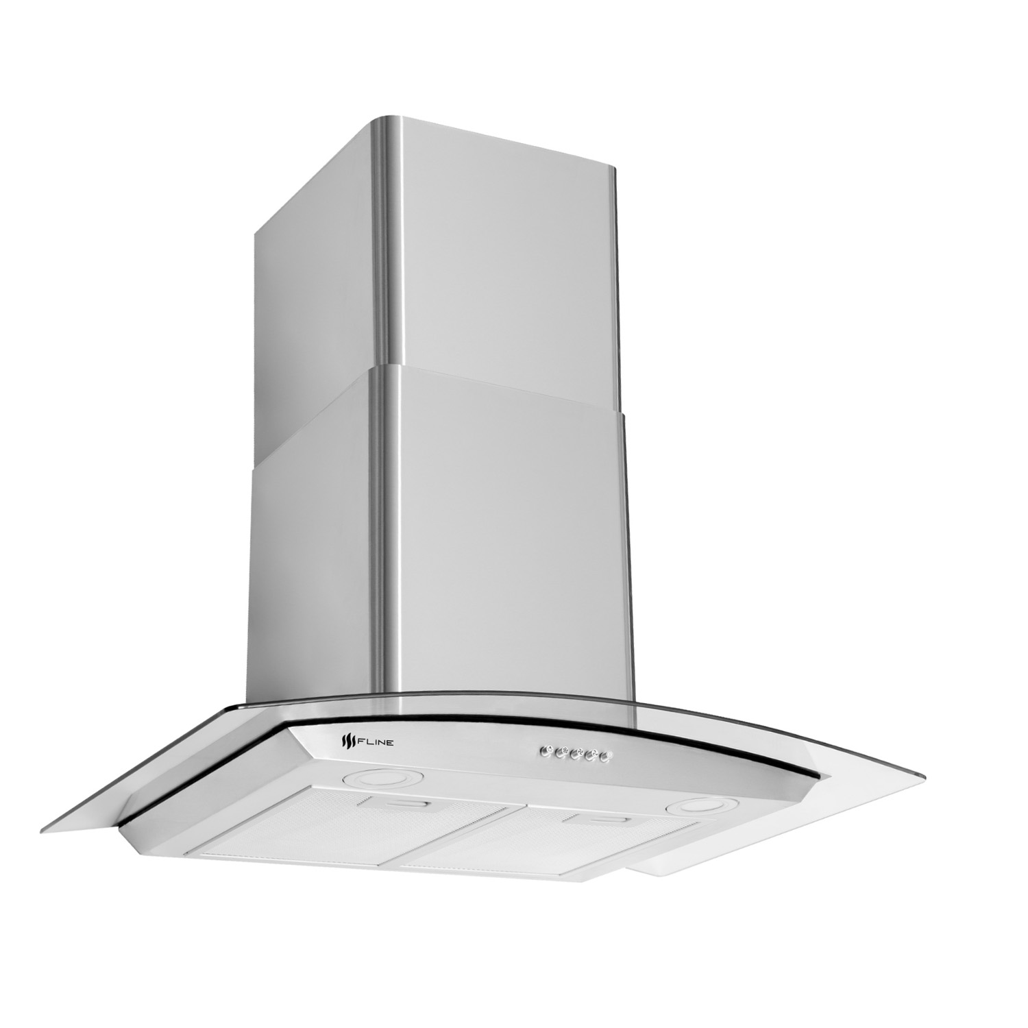 Campana Extractora de Cocina Fline 76 cm de Acero Inoxidable  3 Velocidades