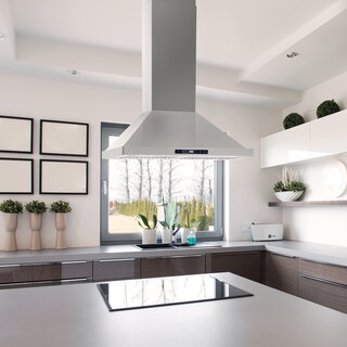 Foto 2 | Campana Extractora Island Cosmo Cos-63iss75 Con 380 Cfm, 90 Cm, Acero Inoxidable - Venta Internacional.