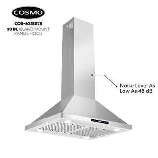 Foto 7 | Campana Extractora Island Cosmo Cos-63iss75 Con 380 Cfm, 90 Cm, Acero Inoxidable - Venta Internacional.
