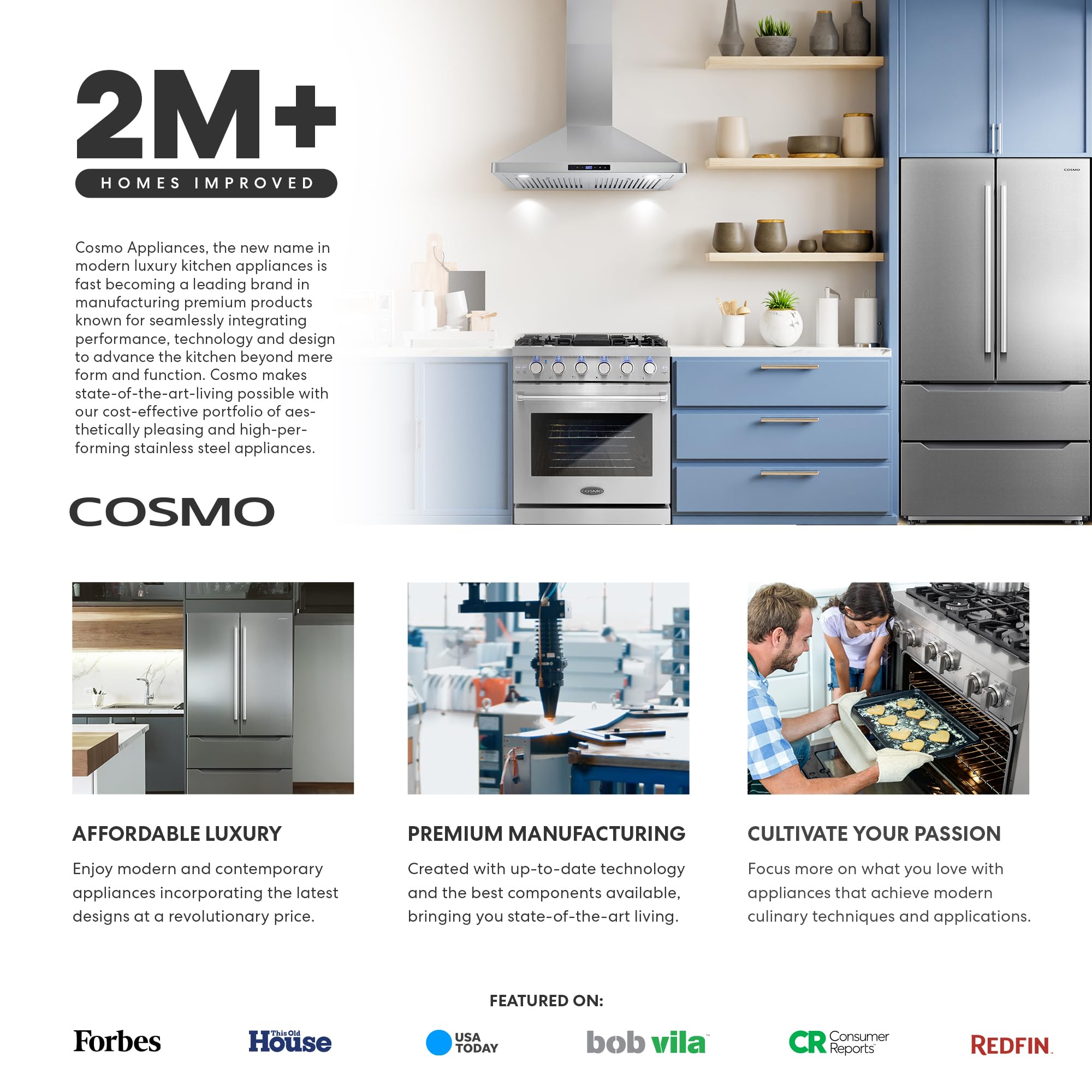 Foto 5 pulgar | Campana Extractora Cosmo Cos-36irhs Lumin Collection 380 M³/h 90 Cm - Venta Internacional.