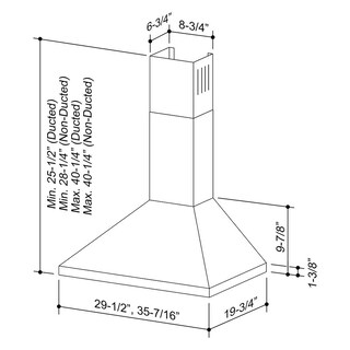 Foto 6 | Campana Extractora Broan-nutone Bw5030ssl De Acero Inoxidable 30 Cm - Venta Internacional.