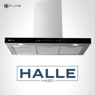 Foto 6 | Campana De Cocina 80 Cm Tipo T De Pared Controles Touch Y Sensor Extractora Acero Inoxidable 3 Velocidades Halle