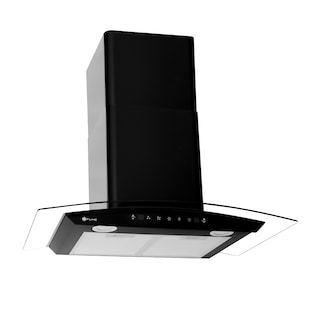 Foto 1 | Campana De Cocina 76 Cm De Pared Cristal Curvo Y Color Negro Matte Controles Touch 3 Velocidades Copenhague 76