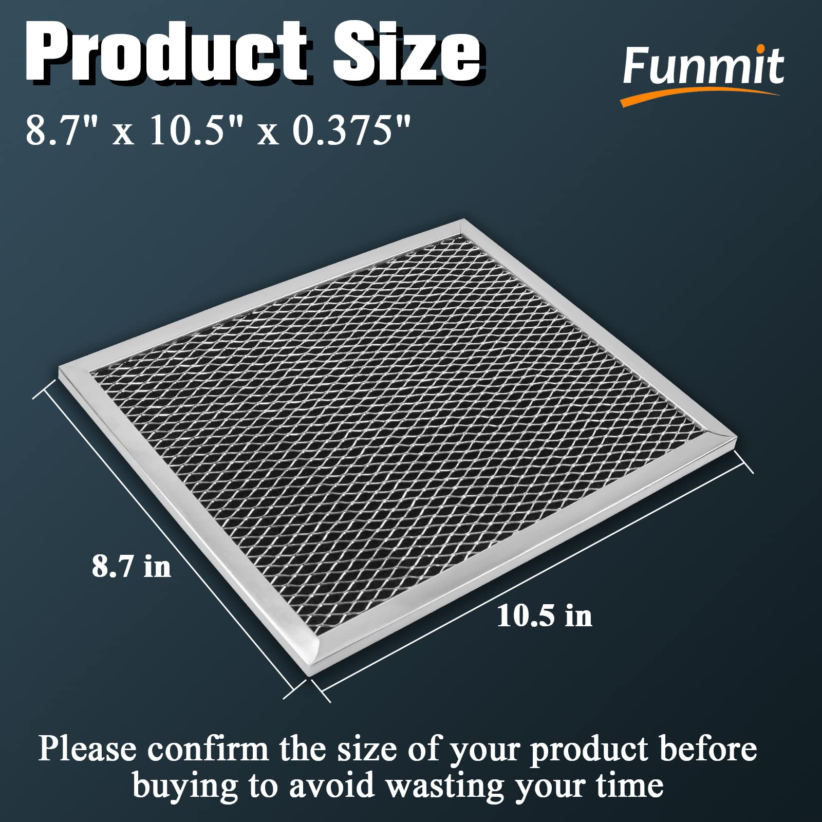 Foto 3 pulgar | Filtro De Repuesto Funmit B-roan Range Hood, 27 X 22 Cm, Paquete De 3 - Venta Internacional.