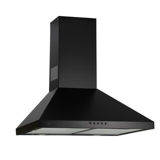 Foto 1 | Campana de Pared Avera Cep60n Negra para Cocina Piramidal 60 cm 3 Velocidades