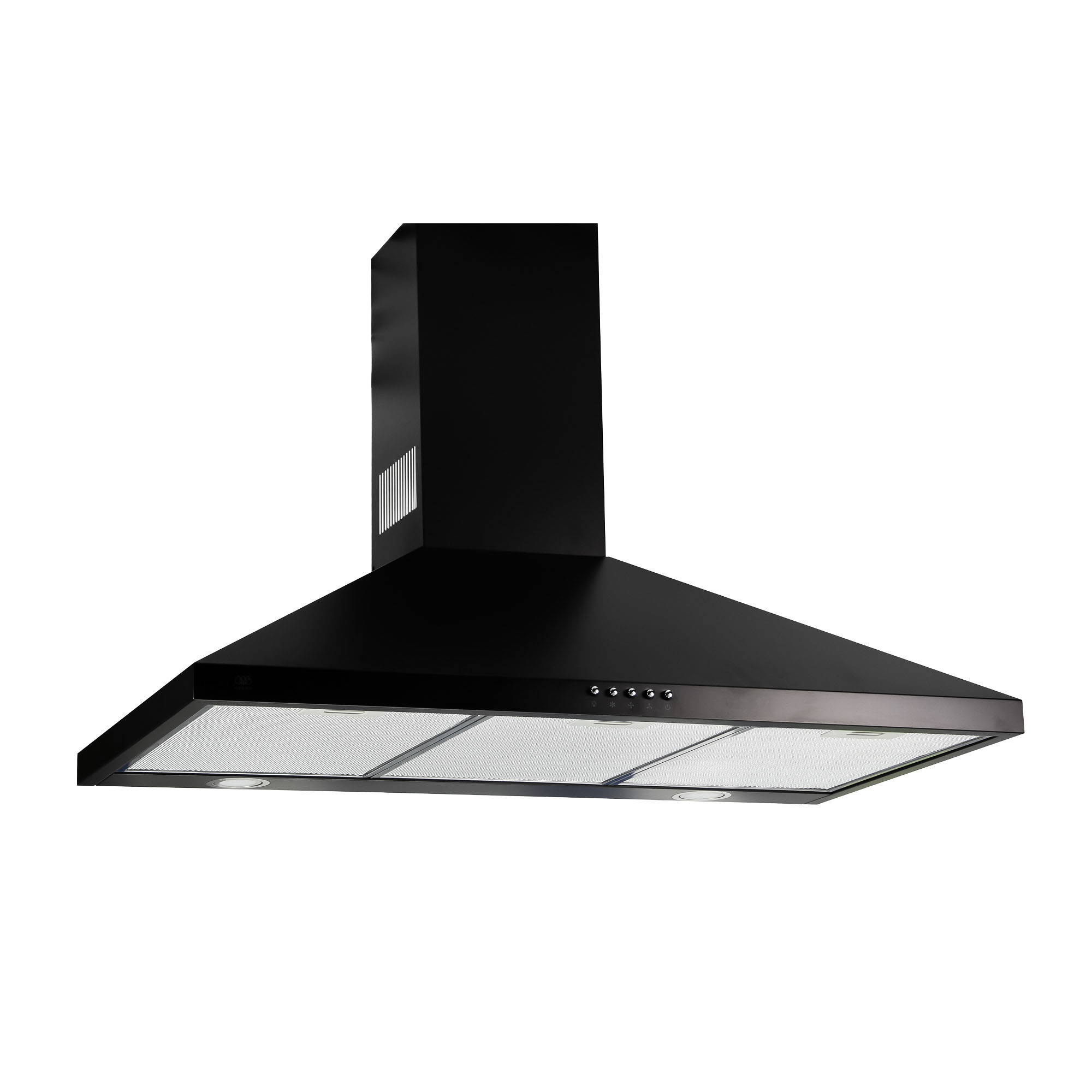 Foto 2 pulgar | Campana Para Cocina De Pared Piramidal 90 Cm 3 Velocidades Negro Avera Cep90n