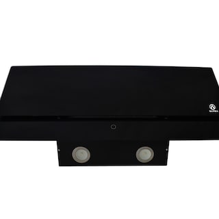 Foto 5 | Campana Extractora Cp-90 Decorativa De Pared De Tipo Pantalla Con Cristal Templado Color Negro
