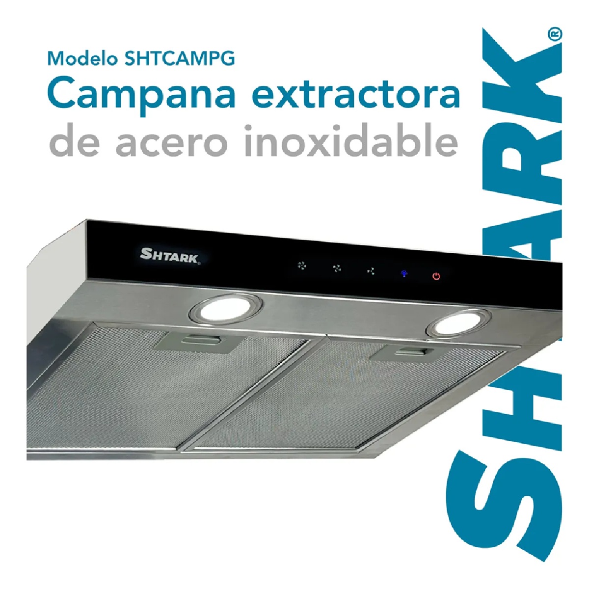 Foto 4 pulgar | Campana De Cocina Extractora Purificadora Acero Inoxidable
